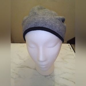 Women's Grey Skull Beanie